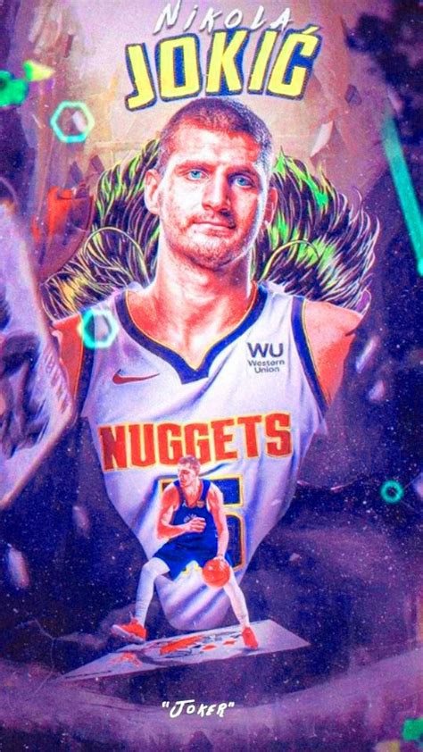 Jokic Wallpaper in 2023 | Sport poster design, Nba wallpapers, Sports ...