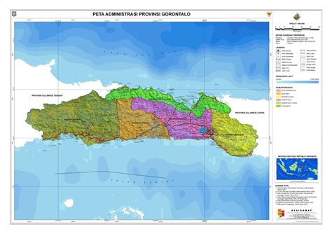 Gambar Peta Gorontalo Lengkap - BROONET