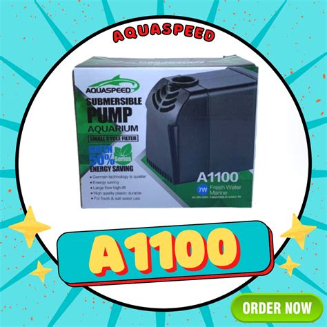 Aquaspeed Submersible Pump A Aquarium Small Cycle Filter Watts