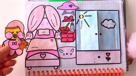 🌸paper Diy🌸 Lalafanfan Babysitting 🍼 Ipad Drawing A Dollhouse Paper