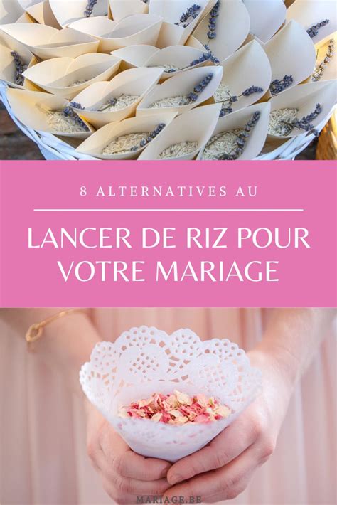 The Words Lancer De Riz Pour Votre Marriage Are In French And English