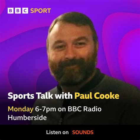 Bbc Humberside Sport On Twitter Sports Talk With Paul Cooke The