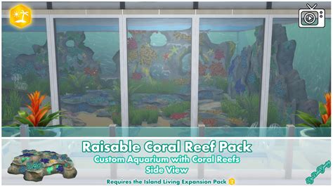 Mod The Sims Raisable Coral Reef Pack