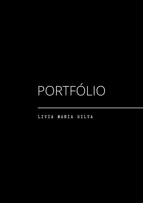 Portfólio - Lívia Maria da Silva by Livia Maria Silva - Issuu