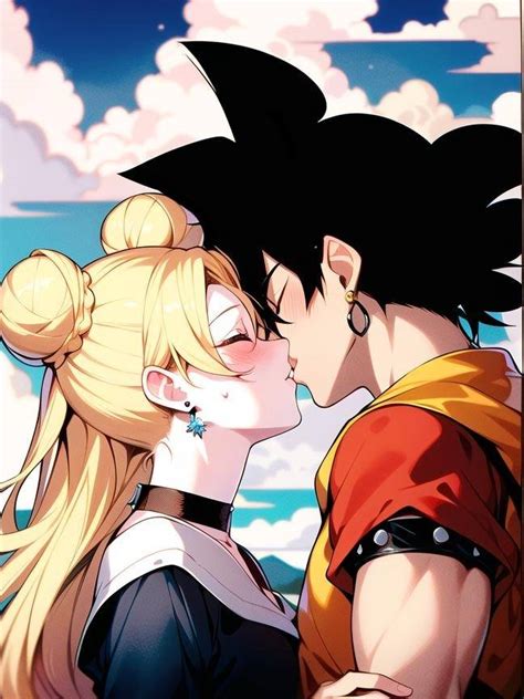 Sailor moon and goku by Ruxinzy on DeviantArt