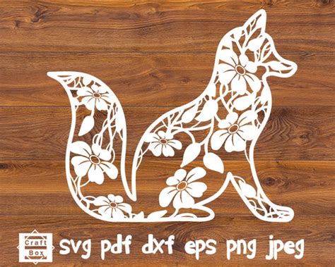 Fuchs SVG Fuchs Schablonen Fuchs Cut Dateien Fuchs Clipart Etsy