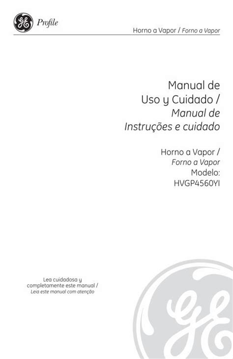 Pdf Manual De Uso Y Cuidado Manual De Instruções E