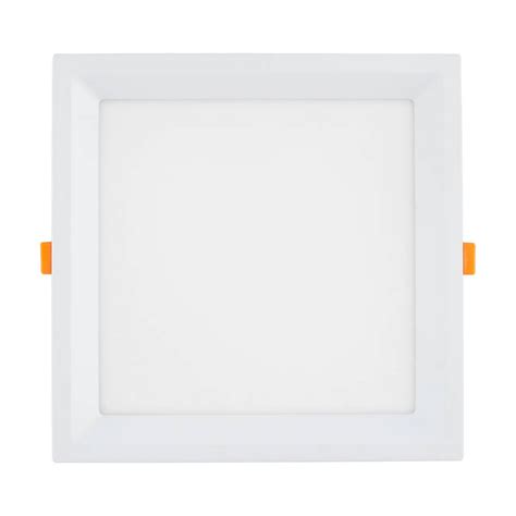 Painel De Led Embutir Quadrado W Branco Quente Zig Ilumina O