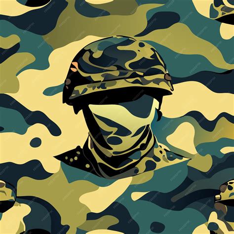 Premium Vector | Militaryinspired camouflage vector background