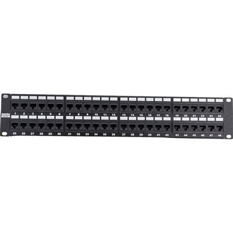 Патч-панель Hyperline PP3-19-48-8P8C-C5E-110D 19, 2U, 48 портов RJ-45 ...