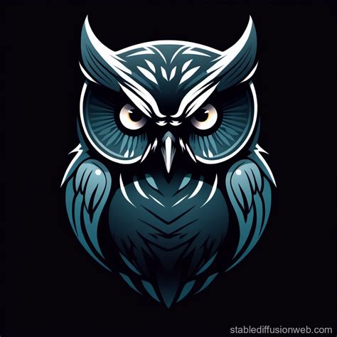 OWL Logo in Dark Theme | Stable Diffusion Online