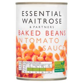 Essential Baked Beans In Tomato Sauce Waitrose Partners