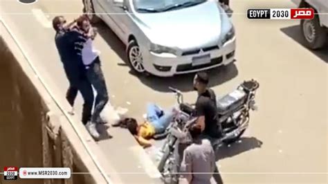 حادث المنصورة اليوم ننشر أول فيديو كامل لذبح فتاة على يد صديقها أمام