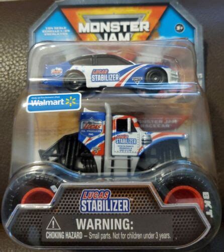 NEW 2023 Spin Master Monster Jam LUCAS STABILIZER 4x4 Truck Car 2