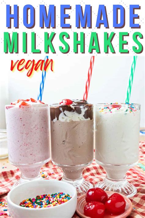 Vegan Milkshake Recipes (dairy free) - plant.well