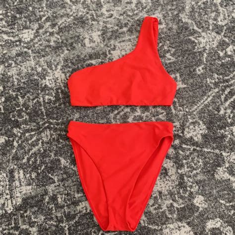 Beach Riot Leila Bikini Top And Bottom Size S M Gem