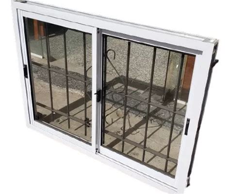 Ventana Aluminio X Con Reja Mercadolibre