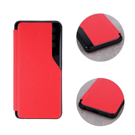 Husa Smart View Flip Case Samsung Galaxy S Red Mobistore