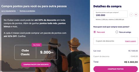 Livelo Oferece De Desconto Na Compra De Pontos Para Assinantes Do