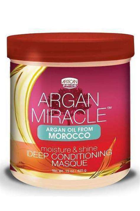 African Pride Argan Miracle Deep Conditioning Masque 15 Oz