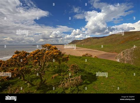 A view of Rhossili Bay Stock Photo - Alamy