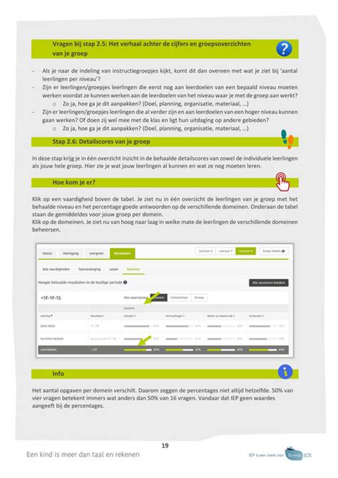 Bureau ICE IEP LVS Stappenplan Resultaten Analyseren Fase 3