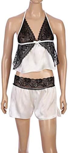 Satin Lingerie Set For Women Black White Price In Egypt Amazon Egypt Kanbkam