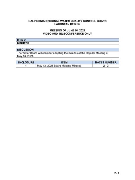 Fillable Online Waterboards Ca GovlahontanLahontan Regional Water