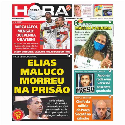 Capa Dos Jornais De Hoje De Setembro De