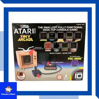 Worlds Smallest Atari Tiny Arcade Includes Games Mini Fully