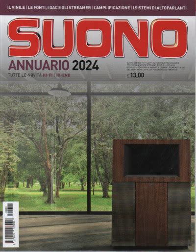 Suono Annuario 2024 N 579 Gennaio 2024 Mensile Italiano