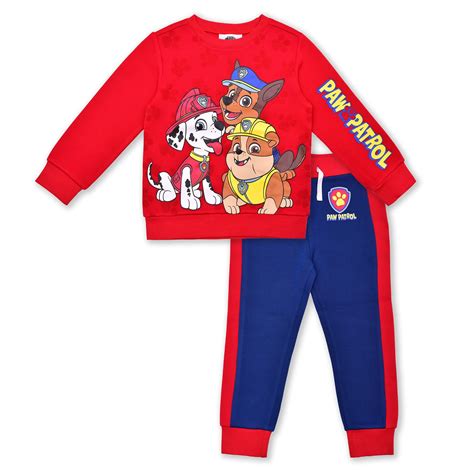 Nickelodeons Paw Patrol Pullover Long Sleeve Shirt And Jogger Pant Set