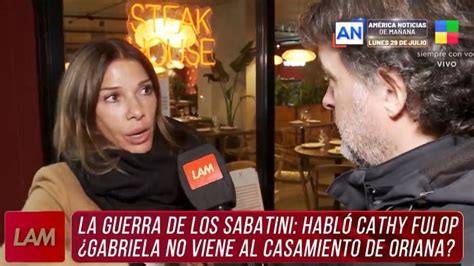 La extraña actitud de Catherine Fulop al hablar de la presencia de Gaby