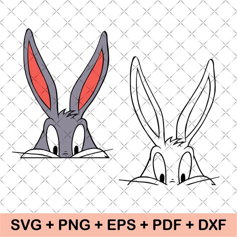 Bugs Bunny Svg Cartoon Svg Cute Svg Rabbit Svg Vector L Inspire