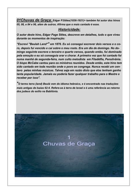 Chuvas De Graças Harpa 6