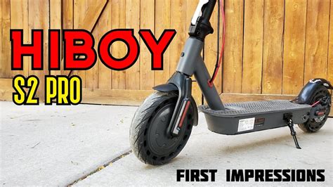 Hiboy S2 Pro Electric Scooter First Impressions