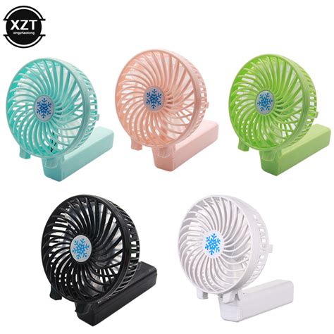 Mini Ventilateur Portatif Rechargeable Avec Batterie Et Câble Usb Bonkax