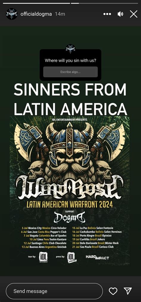 South American Tour : r/WeAreDogma
