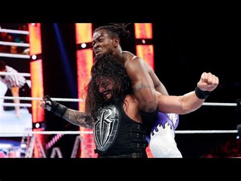 Roman Reigns Vs Kofi Kingston Wwe K Youtube