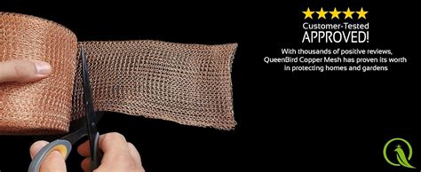 Queenbird Copper Mesh 5 X 30 Feet Blocker For Hole Diy Hole Filler Copper