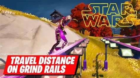 How To Travel Distance On Grind Rails In Fortnite YouTube