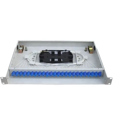 Rack Mount 24Port Patch Panel 48core 1U Fiber Optic Drawer Type Patch ...