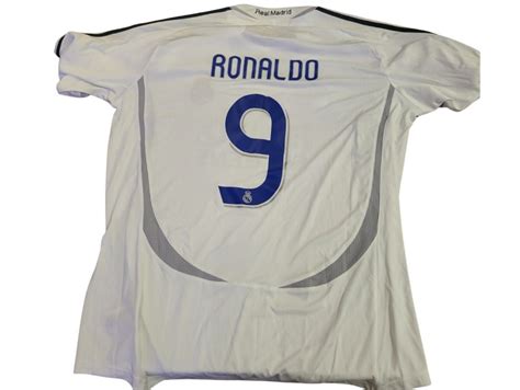 Ronaldo Nazario's Real Madrid Match Worn Shirt 2006/07 - CharityStars