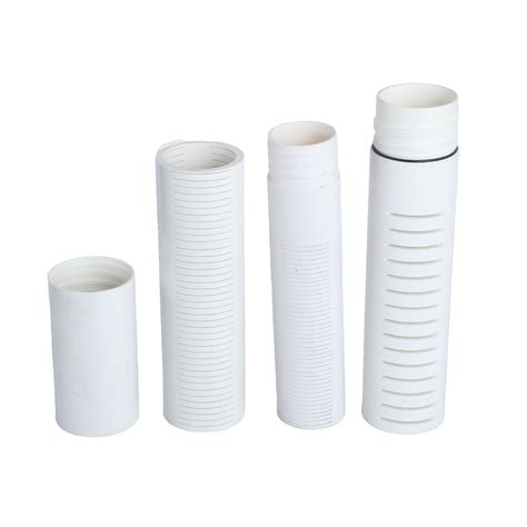 Borehole Water Well Pvc Casing Pipes And Screen Pipe White Color For