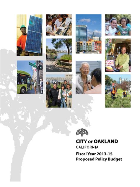 City Of Oakland Fy 2013 2015 Proposed Policy Budget Pdf Cal Pers