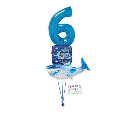 Numbered Shark Bouquet Balloons And Events