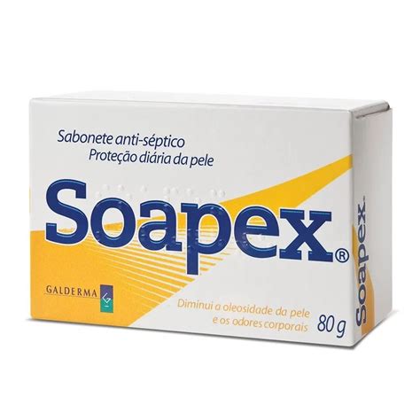 O Que É Sabonete Antisséptico - Sabonete Antisséptico em barra Galderma Soapex com 80g