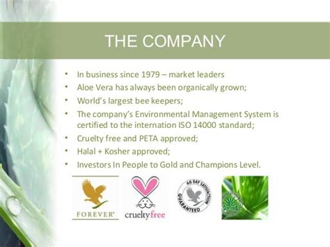 An Introduction To Forever Living Products A 4 Minute Presentation