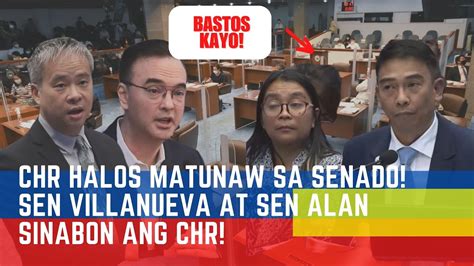 SEN VILLANUEVA SUMABOG SA GALIT SA GINAWANG PAMBABASTOS NG ISANG CHR