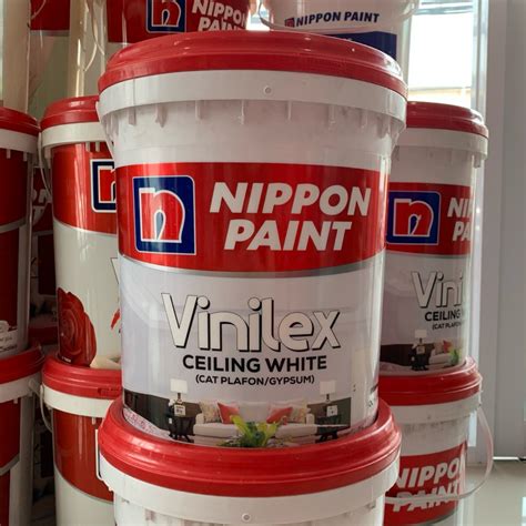 Jual Nippon Vinilex Ceiling White Kg Cat Plafon Gipsum Shopee